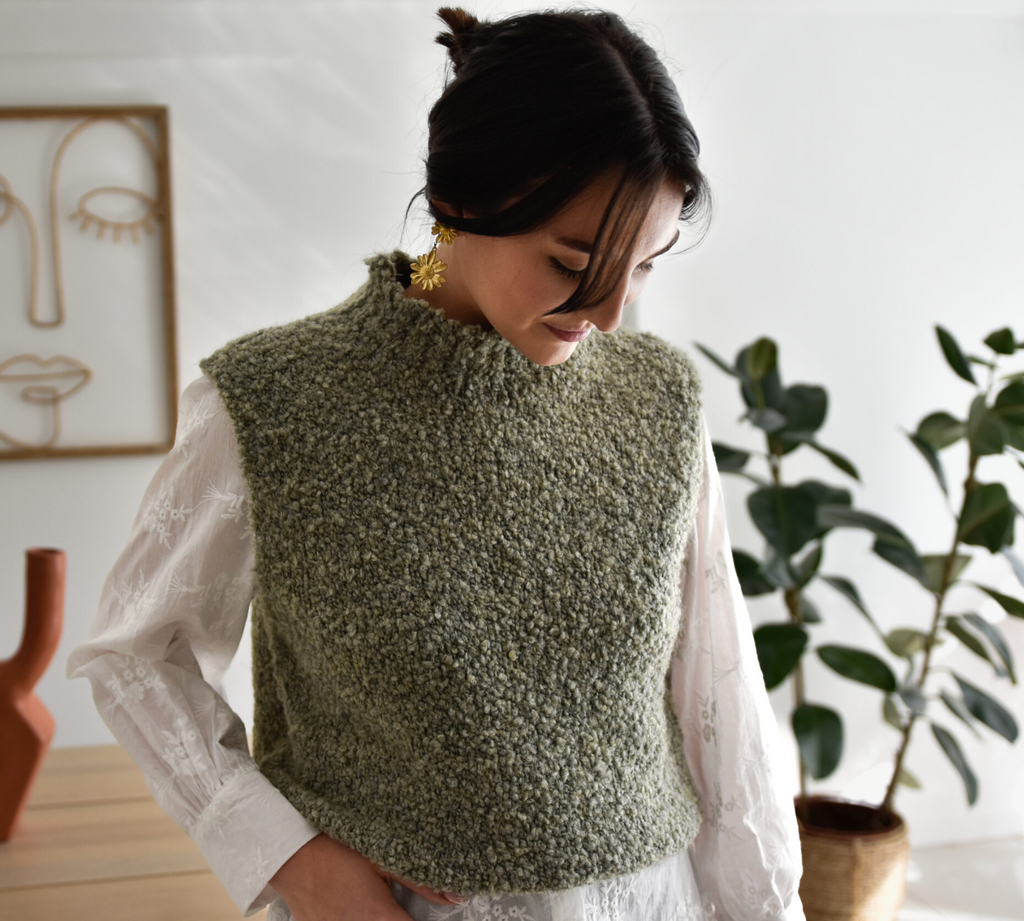 Pull sans manche Nora