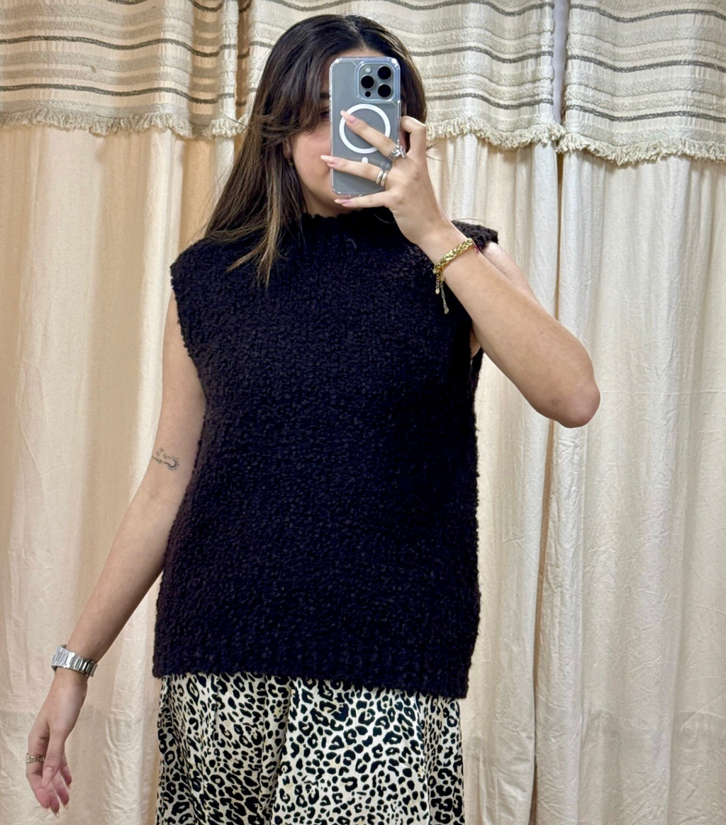 Pull sans manche Nora